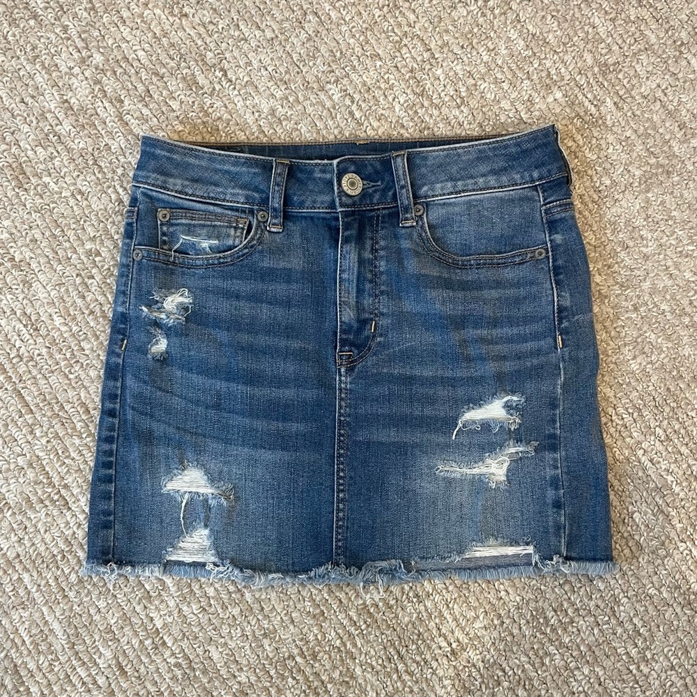 American Eagle Size 4 Jean Skirt